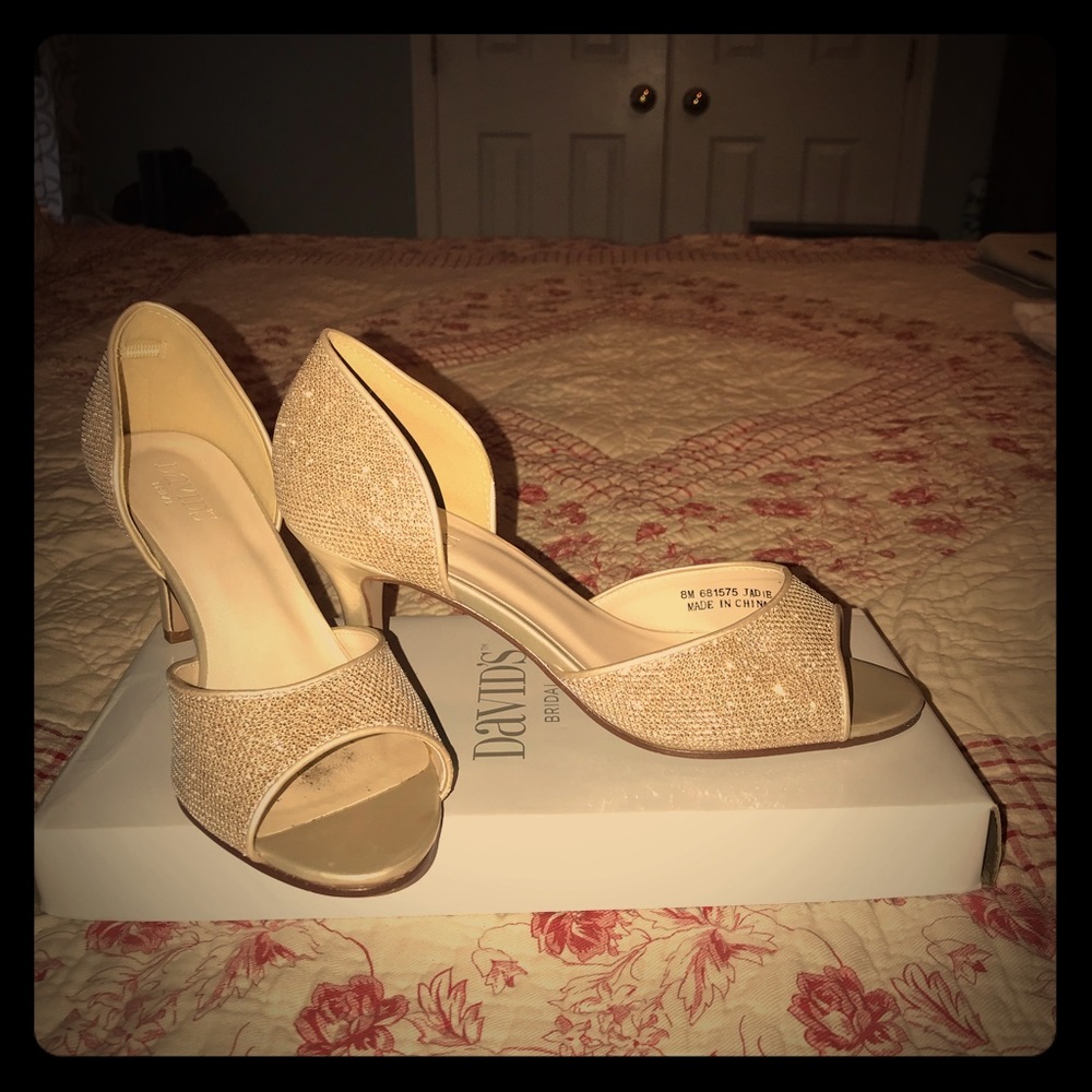 Champagne heels